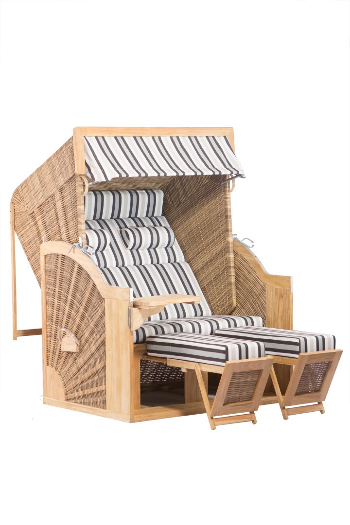 Strandkorb_Teak-Holz_deVries Pure Comfort XL_